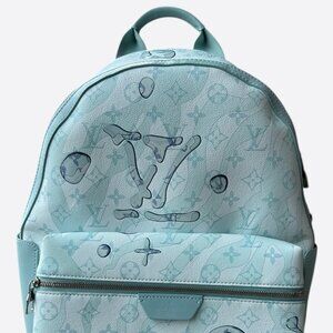 Louis Vuitton Aqua Garden Monogram Discovery Backpack